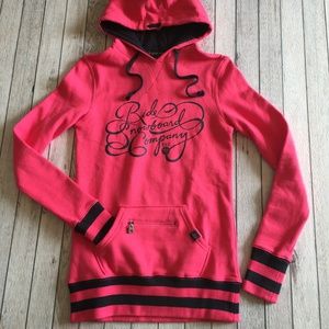 NWOT Ride Snowboards hoodie sweater hot pink S